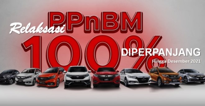 Insentif Pajak PPnBM 100% Diperpanjang hingga Desember 2021