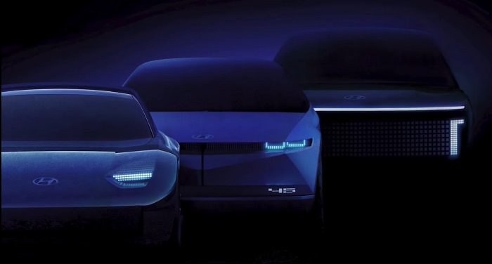 Line-up Hyundai Ioniq 5, 6, 7