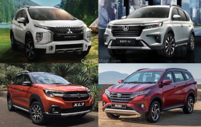 Perbandingan All New BR-V vs Rush-Terios vs Xpander Cross vs XL7