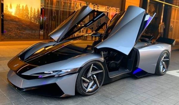 mobil hyper listrik dari China, bernuansa BMW i8