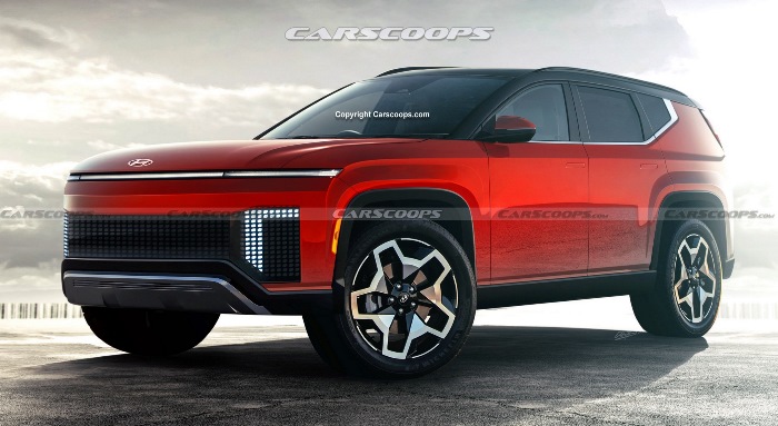 Hyundai Ioniq 7 Render - 7-Seater SUV EV