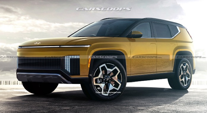 Hyundai Ioniq 7 Render - SUV 7-Seater EV