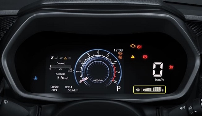 Instrument Cluster Toyota Raize