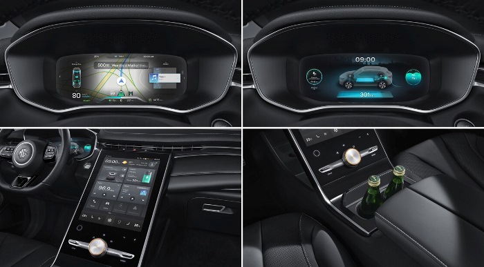 Instrument and Center Cluster - MG Marvel R EV