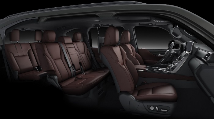 Interior cabin tipe 7-Seater Maroon