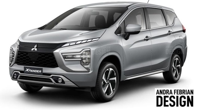 Mitsubishi Xpander Facelift 2022 - Render oleh Andra Febrian