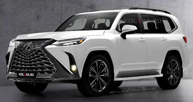 Rendering Lexus LX generasi baru
