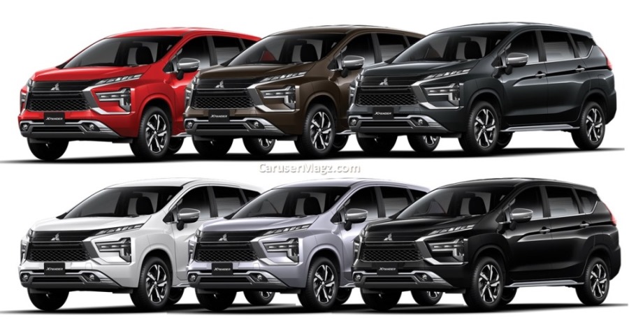 6 Warna Xpander 2022 Facelift