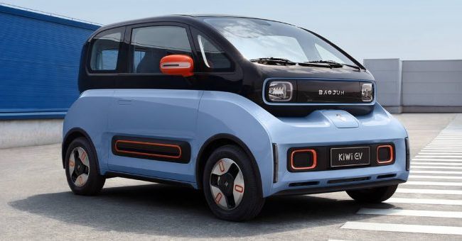 Baojun KiWi EV - Tampak Depan Samping