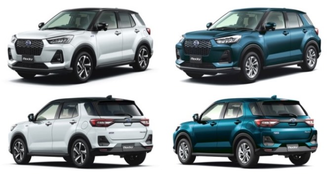 Eksterior Raize Rocky Hybrid