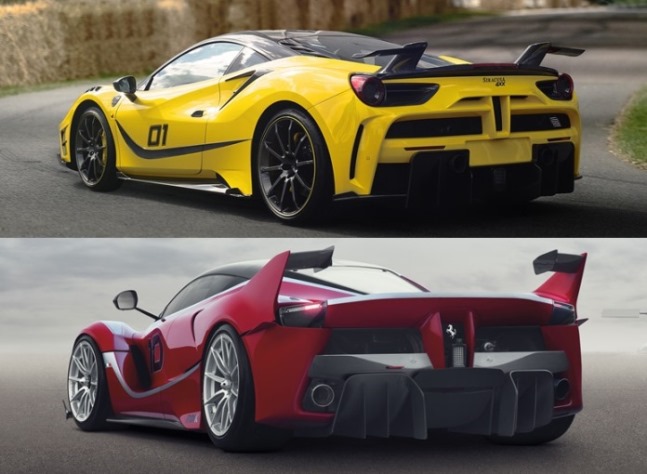 Ferrari FXX K vs Mansory 4XX Siracusa