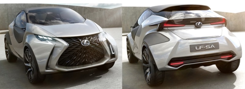 Concept SUV Mewah seukuran Agya - Tampak Depan Belakang