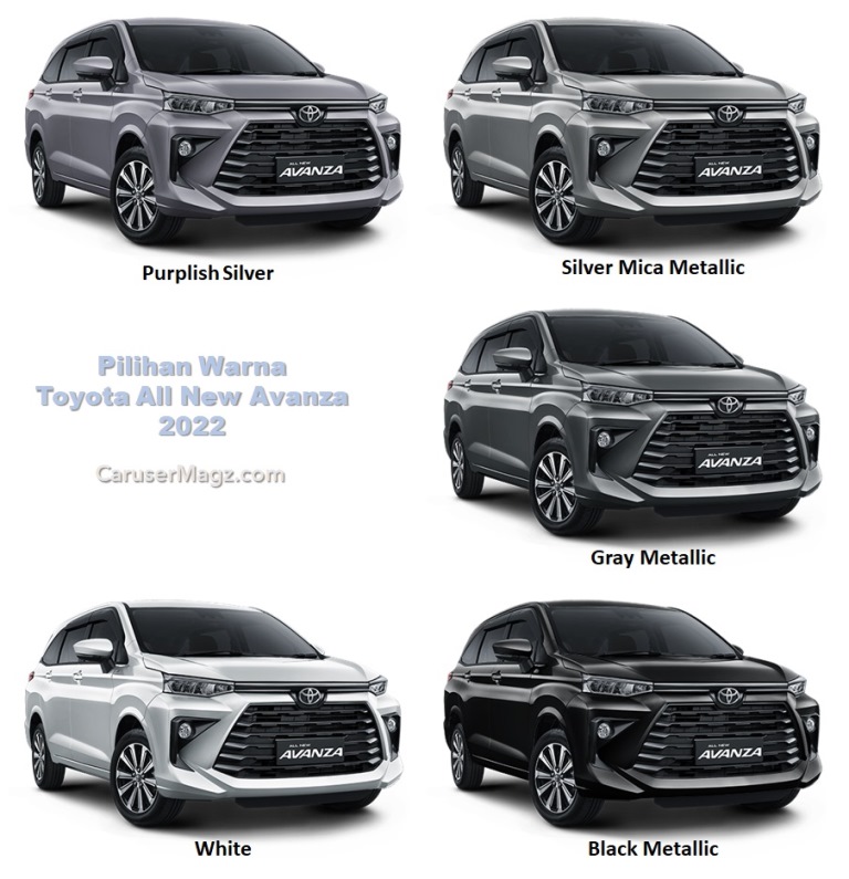Pilihan Warna Avanza Generasi-4