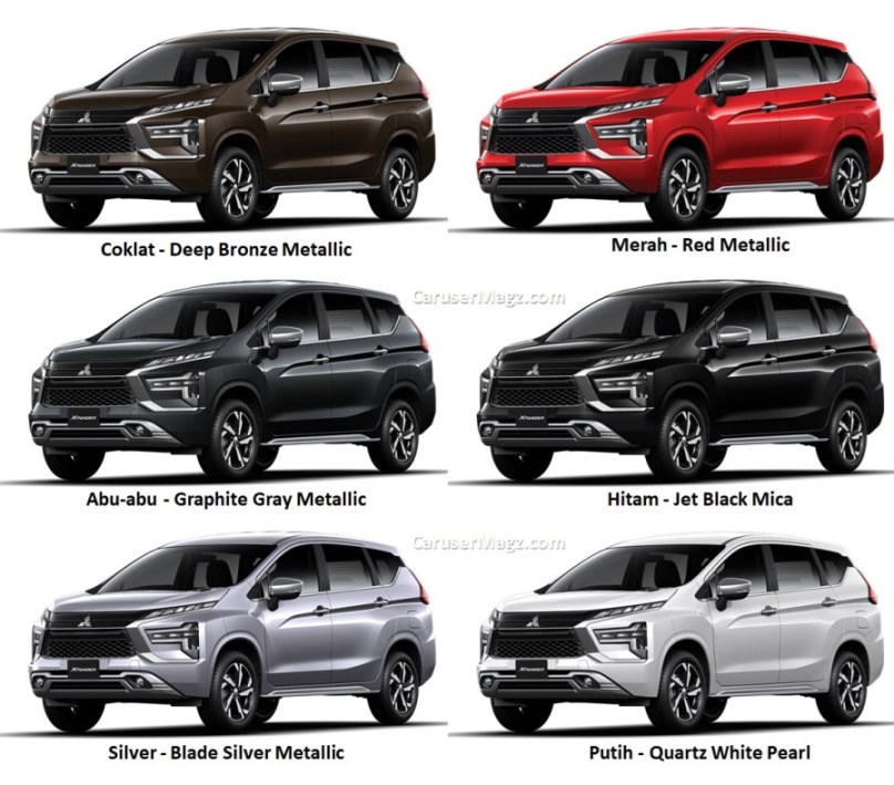 Pilihan Warna New Xpander 2022