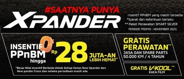 Promo Xpander dan Xpander Cross November 2021