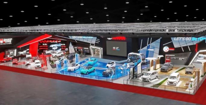 Booth Toyota di GIIAS 2021