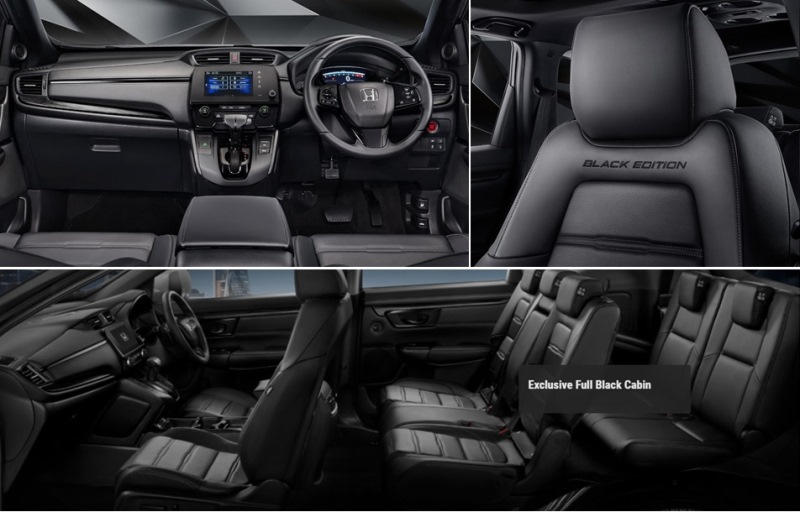 Interior mobil edisi serba hitam