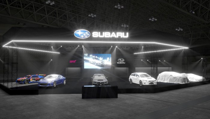 Subaru Booth pada Tokyo Auto Salon 2022 - tampilkan STI E-RA Concept