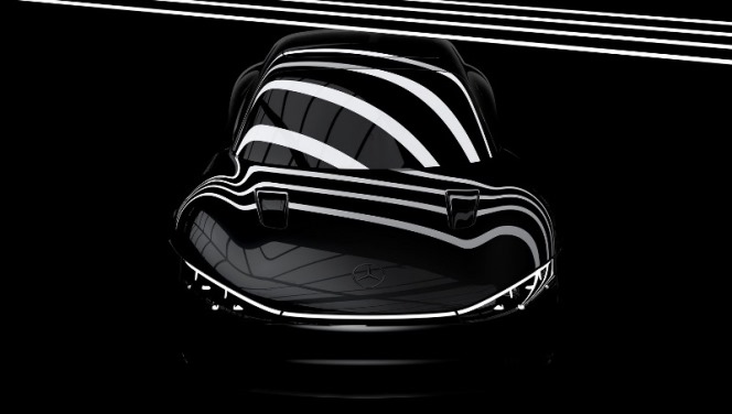 Teaser konsep mobil listrik Mercy paling efisien