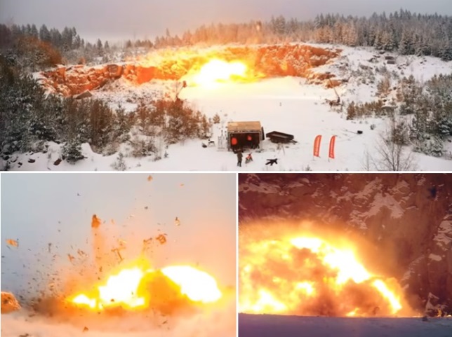 Tesla Model S blasted to dust