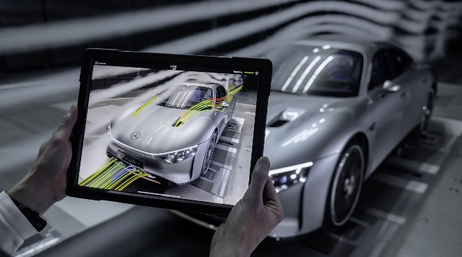 Efisiensi aerodinamika Mercedes EQXX dengan DC 0.17