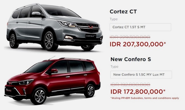 Harga Mobil Wuling tetap dapat subsidi PPnBM di Januari 2022
