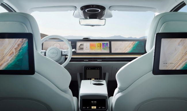 Interior Dasbor Sony VISION-S-02