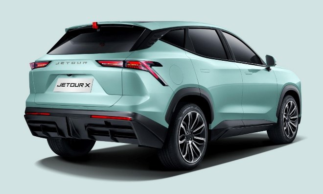 Jetour X-1 Hybrid SUV Tampak Belakang