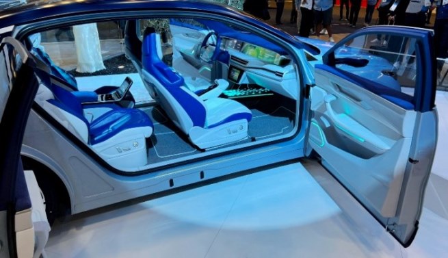 Konsep interior EV dari Konsep EV dari perusahaan start-up otomotif turki