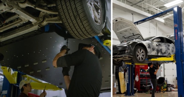 Pemasangan Baterai Gemini pada Tesla Model S