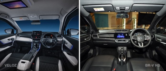 Interior Veloz dan BR-V 2022