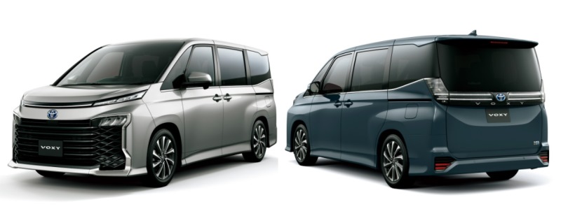 Toyota Voxy Generasi-4 - Tampak Depan & Belakang