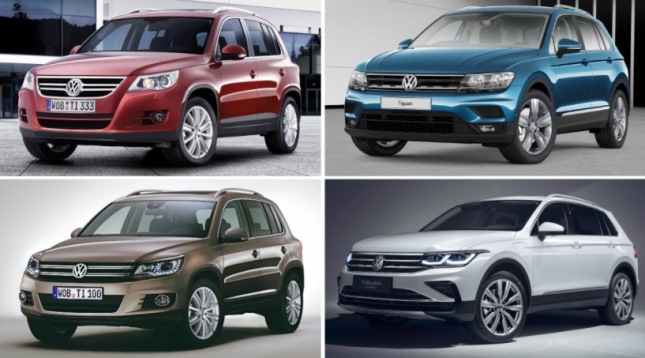 VW Tiguan dari generasi ke generasi