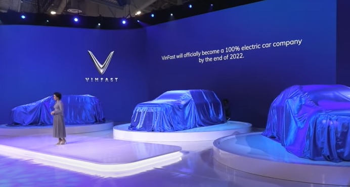 VinFast will Officially become a 100% electric car company by the end of 2022