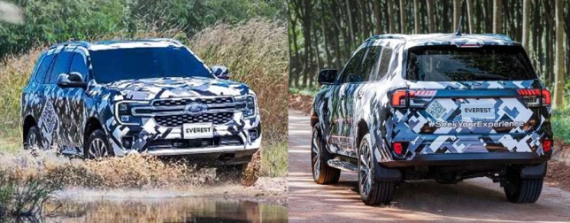 All New Ford Everest 2022 saat uji jalan