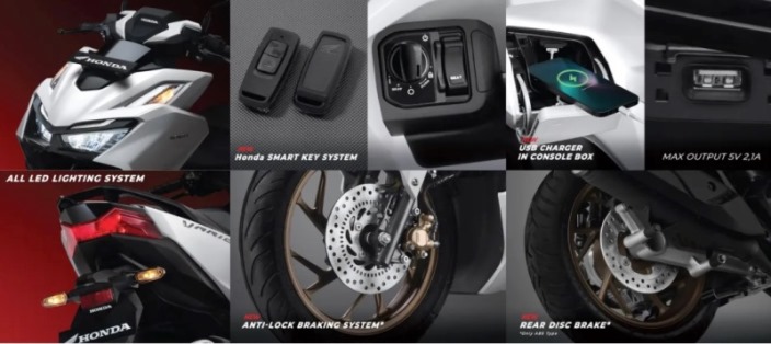 Fitur Honda Vario 160 2022