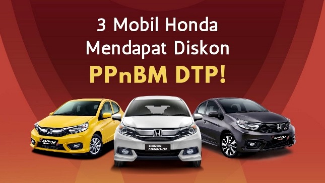 Mobil Honda yang dapat Diskon PPnBM 2022