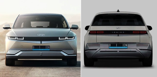 IONIQ 5 Tampak Depan Belakang