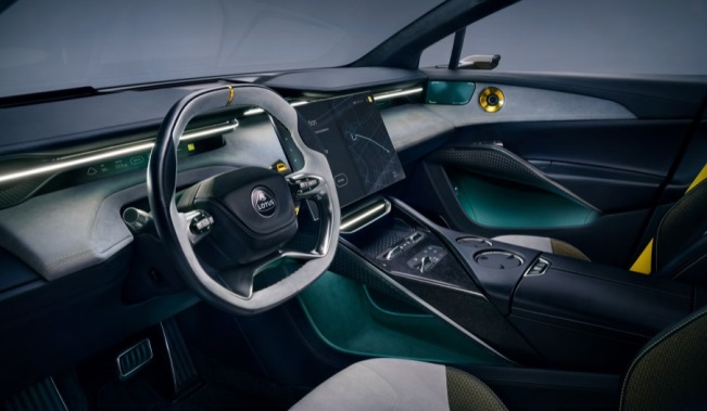 Interior Dashboard Lotus Eletre