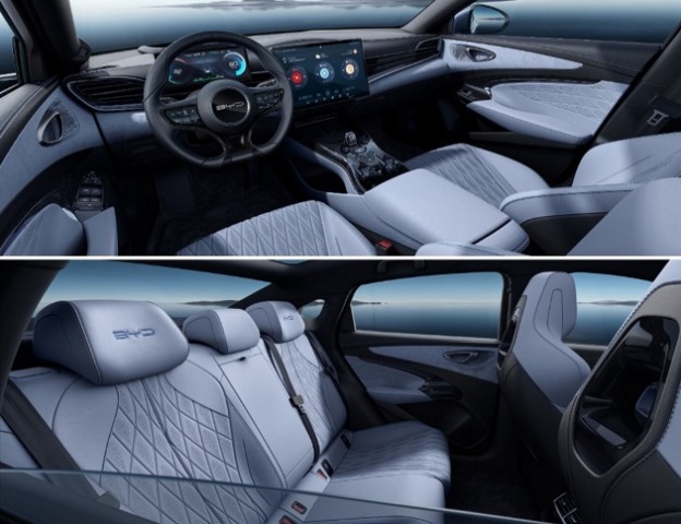 Kabin depan dan Belakang EV BYD