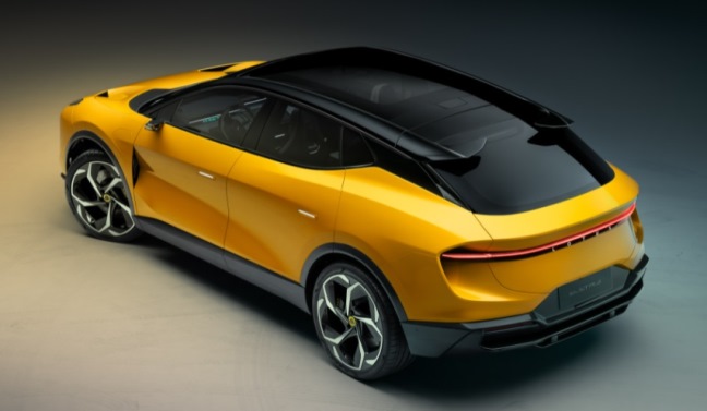 Lotus Eletre tampak samping atas