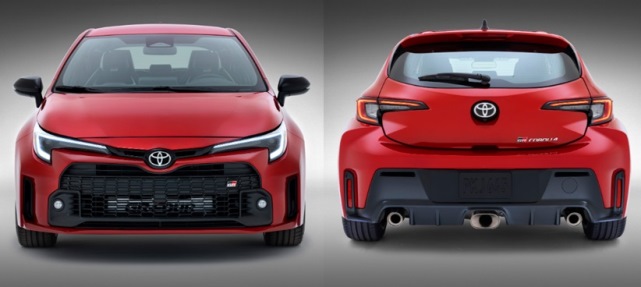 Toyota GR Corolla - Depan Belakang