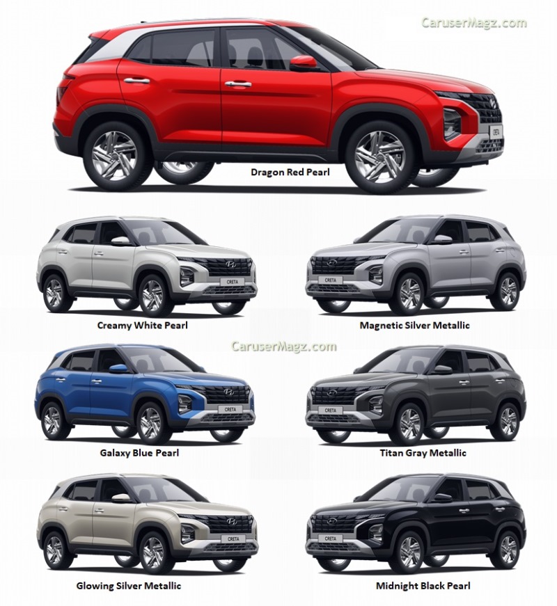 Pilihan Warna Hyundai Creta Indonesia 2022