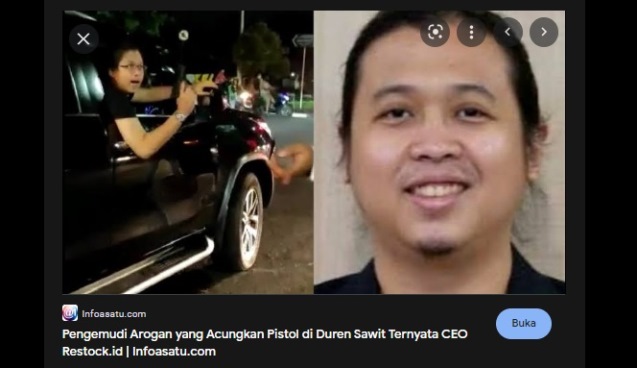 Jejak digital pengemudi arogan - merusak nama baik