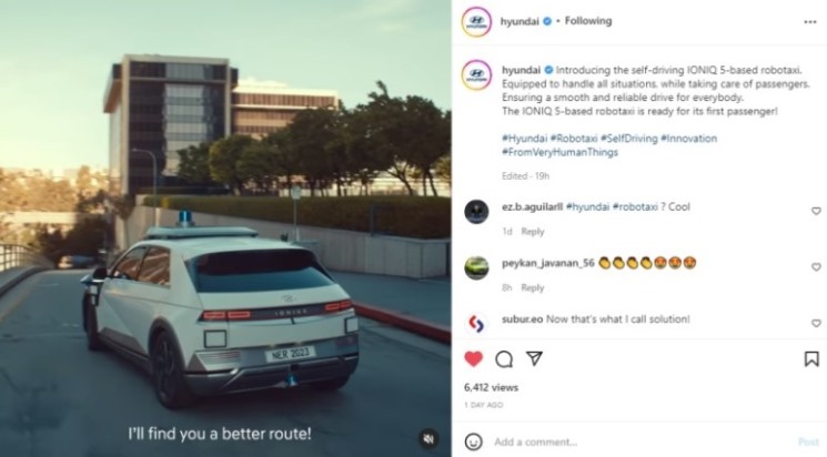 Memperkenalkan IONIQ 5 full otonom sebagai taksi robot