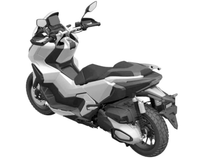 Paten Desain Honda ADV350 - Belakang