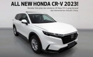 Penampakan Honda CR-V Generasi-6 Terungkap di Cina, Ini Foto-foto Asli-nya