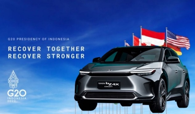 Toyota bZ4X hadir KTT G20 Bali - November 2022