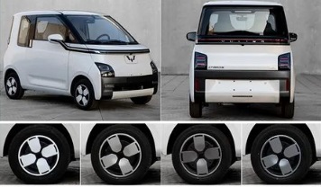 Foto Wuling EV tampak Samping Belakang