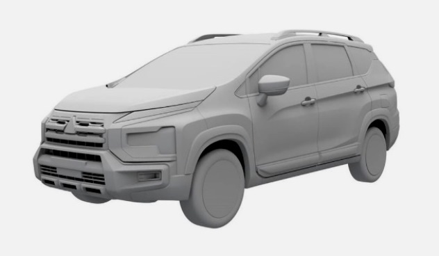 Paten Desain Mitsubishi Xpander Cross Facelift - Rear